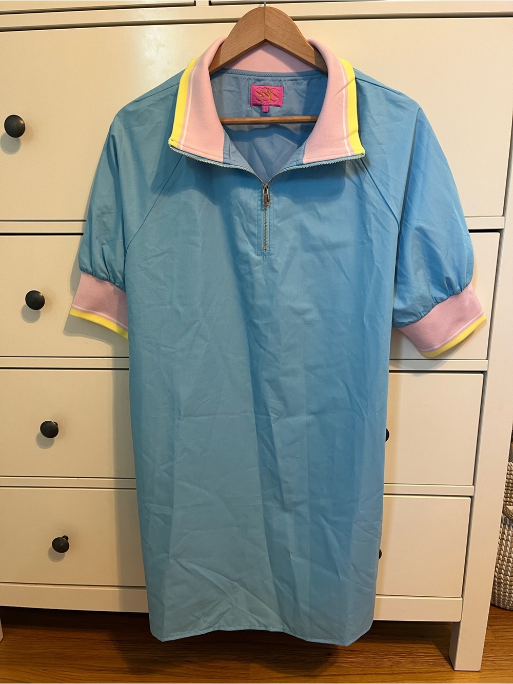 SSYS Lynlee Contrast Polo Shift Dress NEW WITH TAGS